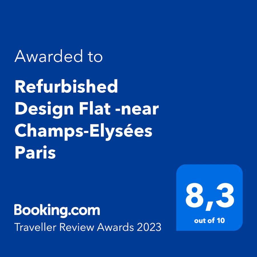 Refurbished Design Flat -near Champs-Elysées Paris Extérieur photo